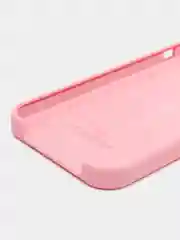 Розовый чехол iPhone 13, 13 mini, 13 Pro, 13 Pro Max силиконовый Silicone case с открытым низом