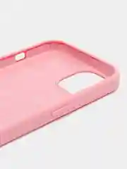 Розовый чехол iPhone 13, 13 mini, 13 Pro, 13 Pro Max силиконовый Silicone case с открытым низом
