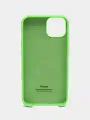 Салатовый чехол iPhone 13, 13 mini, 13 Pro, 13 Pro Max силиконовый Silicone case с открытым низом