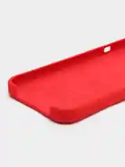 Красный чехол iPhone 13, 13 mini, 13 Pro, 13 Pro Max силиконовый Silicone case с открытым низом