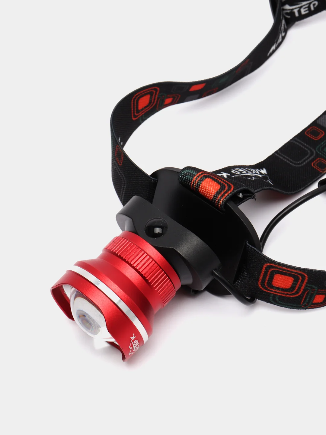 Фонарь налобный аккумуляторный "Мастер К.", 1 led, zoom, 3 режима, 4.5 х 6.5 см