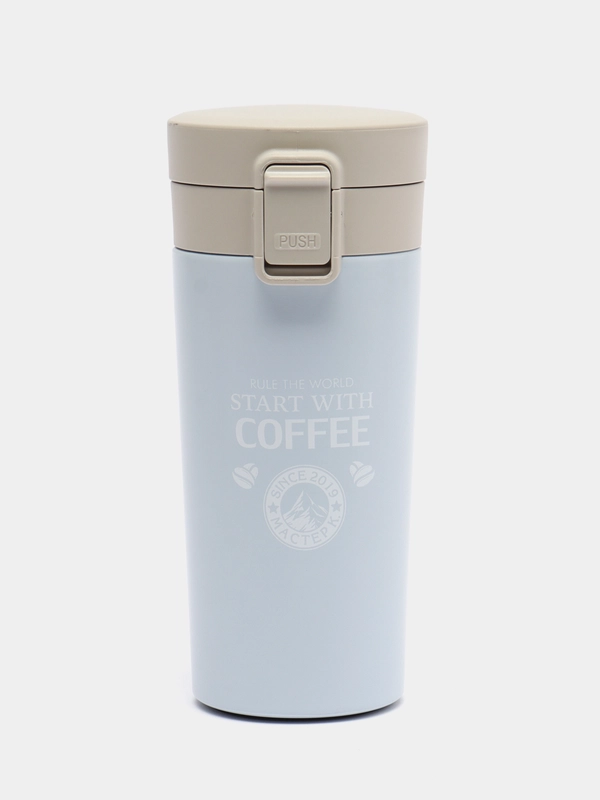 Термокружка Мастер К. Start with coffee, 380 мл, 17.5 х 8.5 см