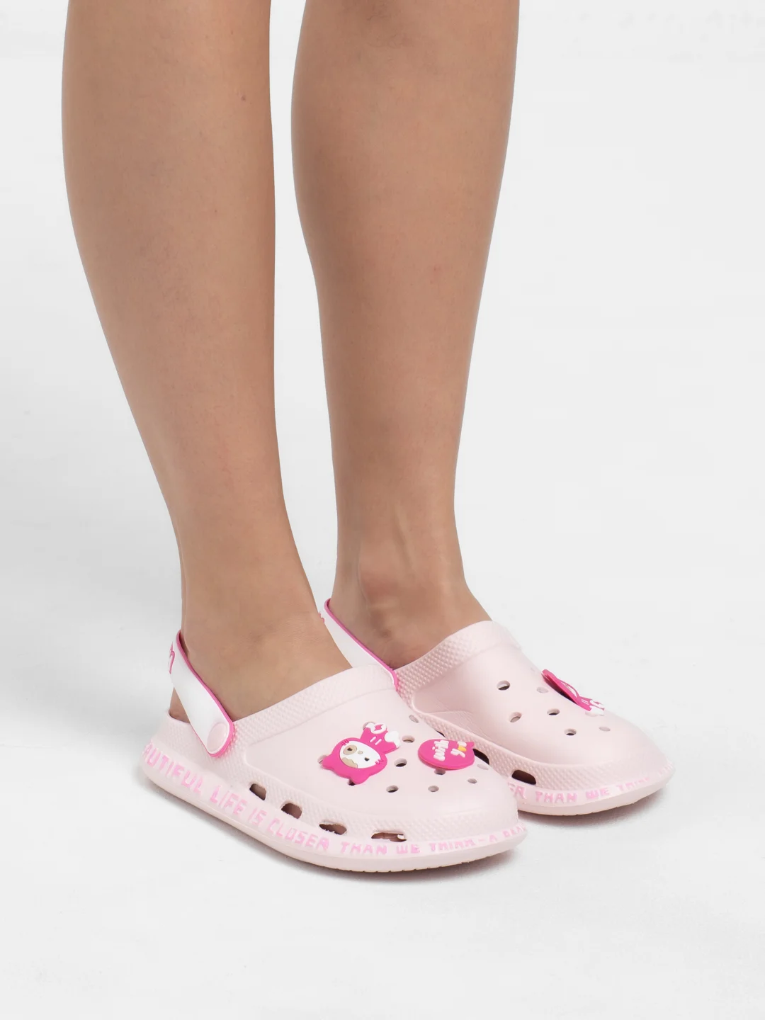 Розовый сабо женские IZI, размеры 37-40