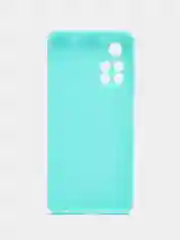 Бирюзовый чехол для Xiaomi Poco M4 Pro 5G, Redmi Note 11 5G, (Поко М4 Про 5G, Нот 11 5G) силиконовый