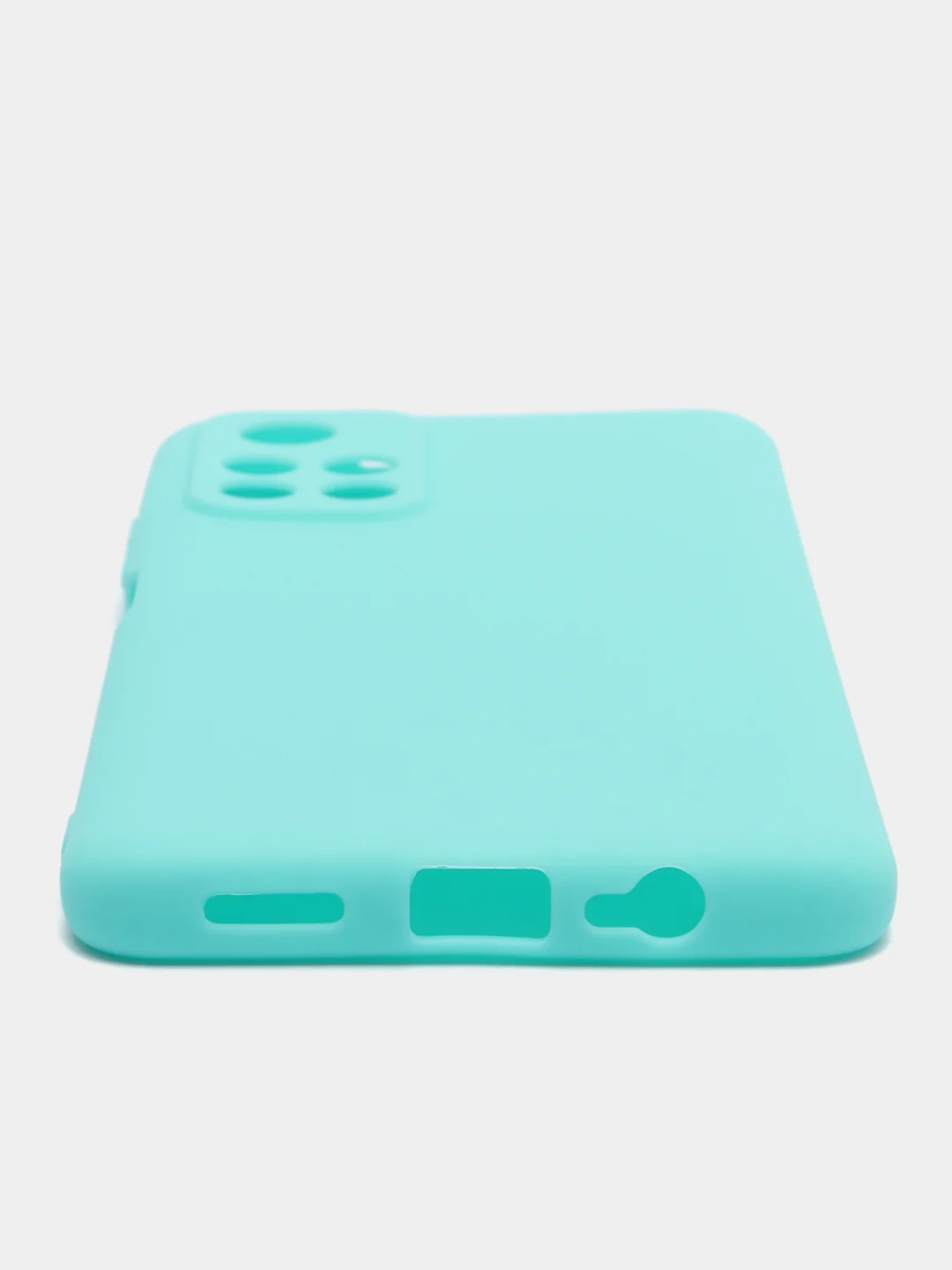 Бирюзовый чехол для Xiaomi Poco M4 Pro 5G, Redmi Note 11 5G, (Поко М4 Про 5G, Нот 11 5G) силиконовый