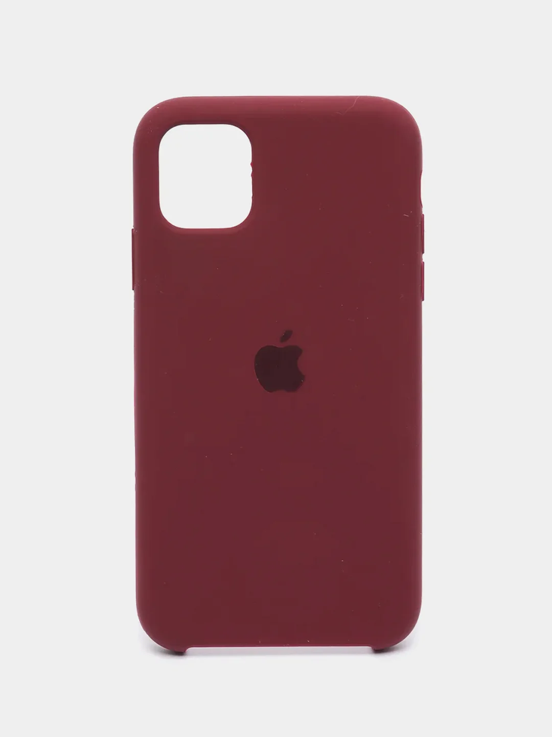 Багровый чехол Silicone Case Iphone 12, 11, XR, XS, X, 7, 8, SE, 6s, Pro,Max,Plus (Айфон)