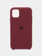 Багровый чехол Silicone Case Iphone 12, 11, XR, XS, X,  7, 8, SE, 6s, Pro,Max,Plus (Айфон)