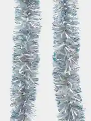 Голубой мишура новогодняя