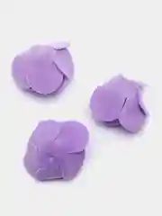 Фиолетовый цветы из фоамирана, фасовка 50 штук