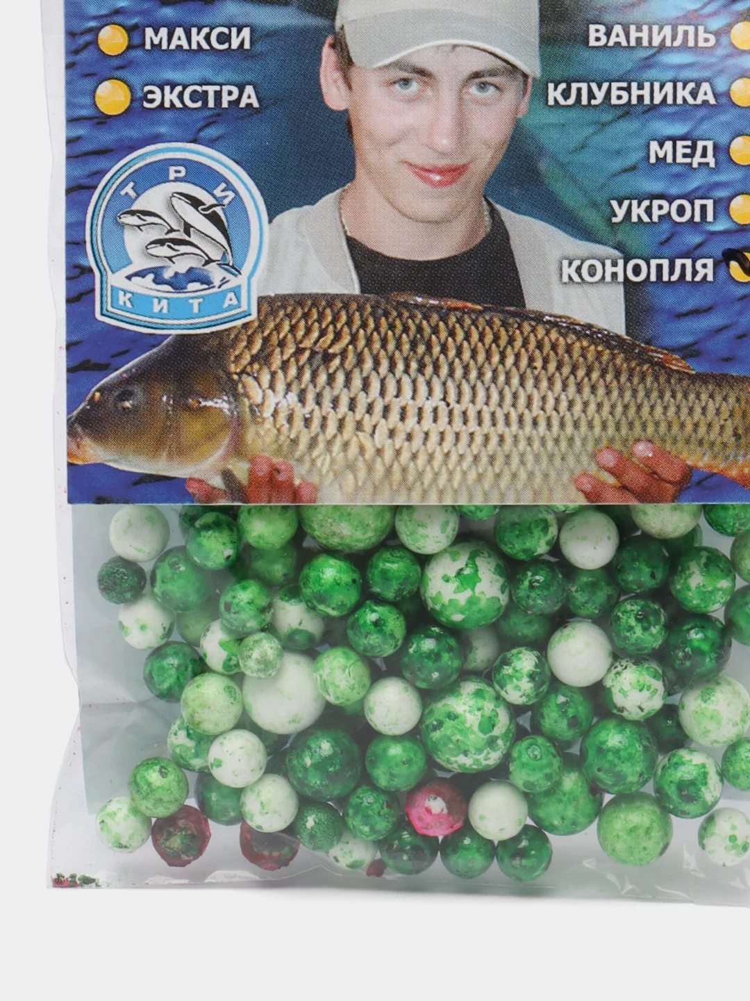 Зеленый вкусовая приманка для рыбалки "Мастер Пуфи миди" Ароматизированная насадка