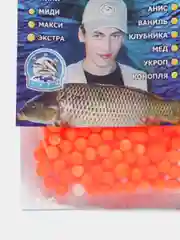 Оранжевый вкусовая приманка для рыбалки "Мастер Пуфи миди" Ароматизированная насадка
