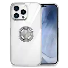 Прозрачный чехол силиконовый для iPhone 11 Pro Max, 7/8 Plus, 12 Pro, S10, с кольцом-держателем