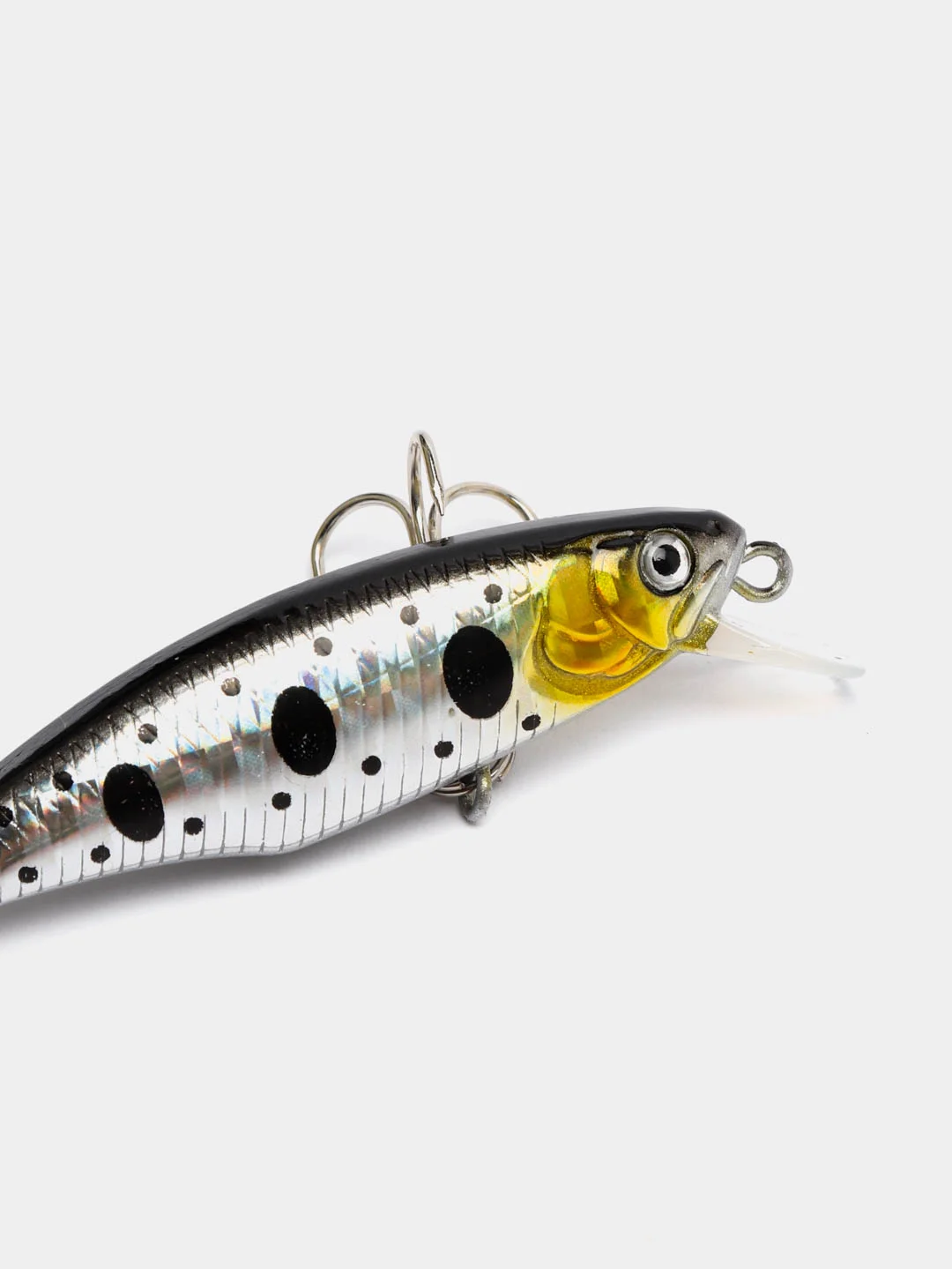 Серый воблер Minnow для ловли рыбы троллингом, дорожкой или спиннингом, 56 мм