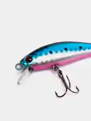 Синий воблер Minnow для ловли рыбы троллингом, дорожкой или спиннингом, 56 мм
