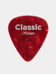 Красный медиатор гитарный Planet Planet Waves 1CAP410, целлулойд, 0.7 мм
