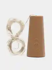Белый светодиодная гирлянда пробка для бутылки 1 и 2 метра, 10 и 20 LED, новогодний декор