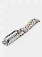 Серебряный металлический ремешок для Xiaomi Mi Band 3 и Band 4