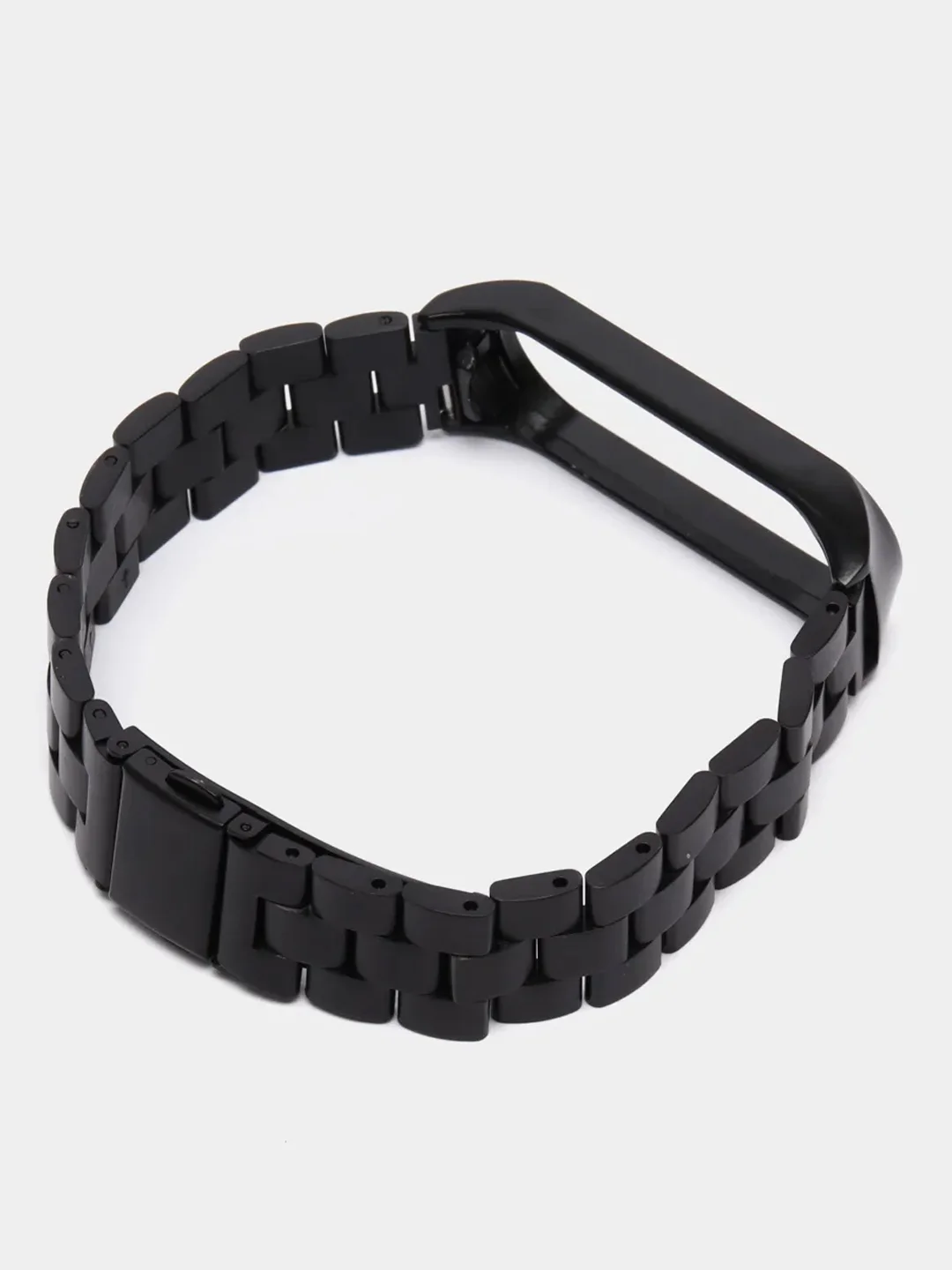 Серебряный металлический ремешок для Xiaomi Mi Band 3 и Band 4