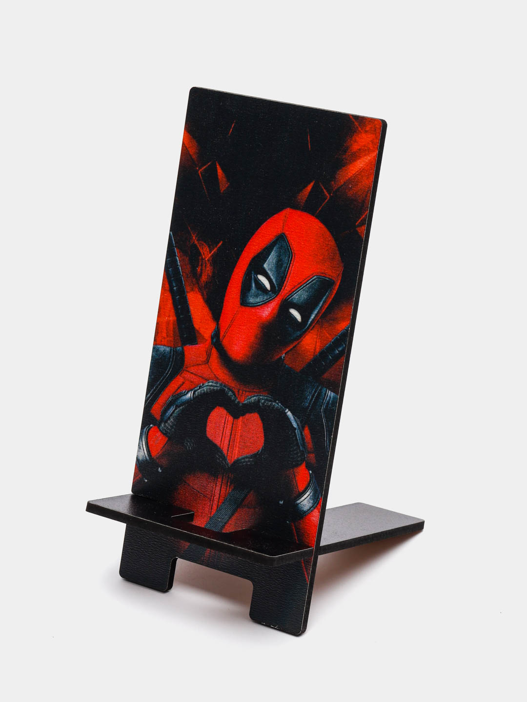 Деревянная подставка под телефон Дэдпул (Deadpool) купить по цене 209 ₽ в  интернет-магазине Магнит Маркет