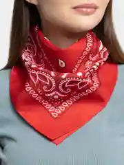 Алый бандана с принтом