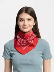 Алый бандана с принтом