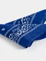 Синий бандана с принтом