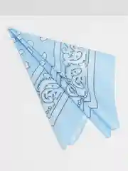 Голубой бандана с принтом