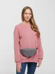 Розовый женская поясная сумка-бананка