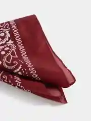 Вишнёвый бандана с принтом