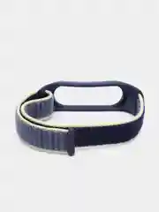 Индиго ремешок нейлоновый для фитнес браслетов Xiaomi Mi Band 4/5/6