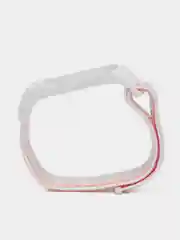 Белый ремешок нейлоновый для фитнес браслетов Xiaomi Mi Band 4/5/6
