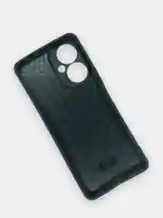 Черный чехол Tecno Camon 19/19 Pro, силиконовый, под карбон