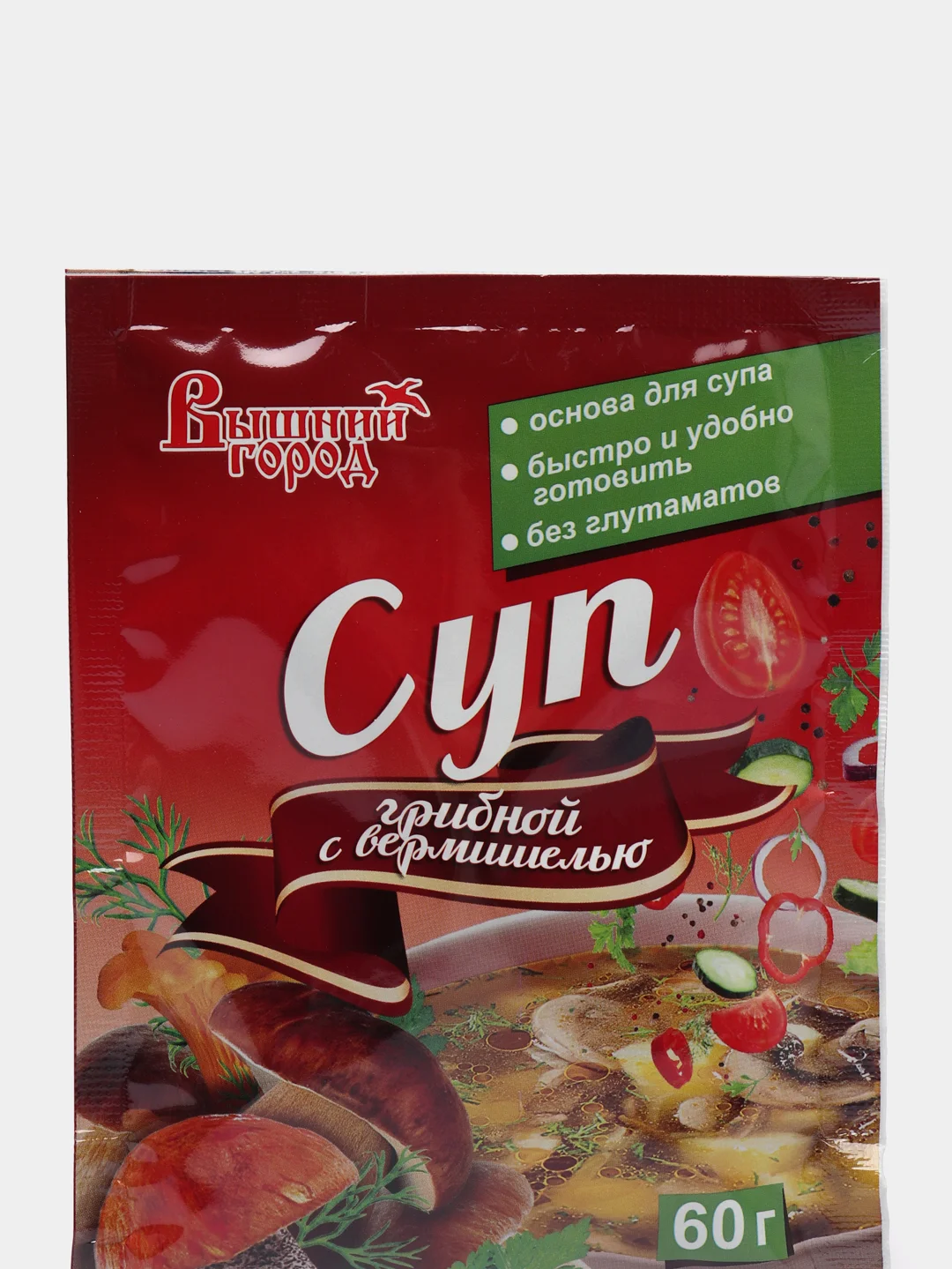 Суп "Вышний город" грибной, с вермишелью, 60 г