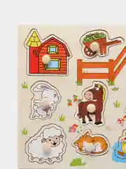 Золотой рамка вкладыш для малышей Монтессори/ Деревянные пазлы для развития мелкой моторики