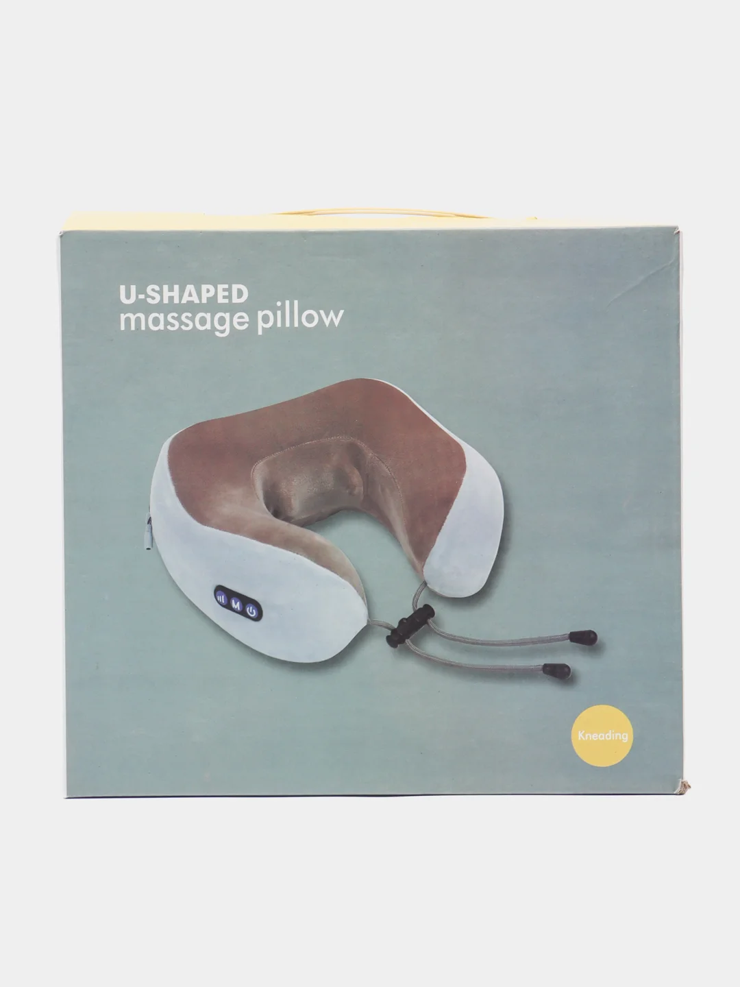 Розовый массажная подушка для шеи U-Shaped Massage Pillow, туристическая