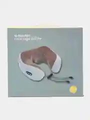 Розовый массажная подушка для шеи U-Shaped Massage Pillow, туристическая