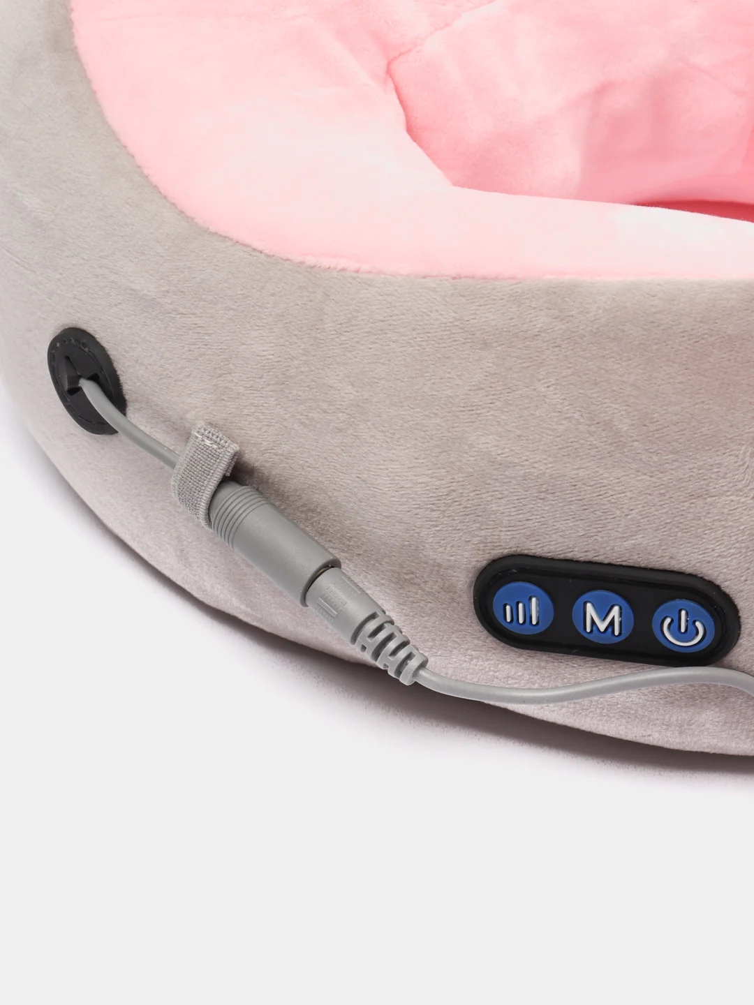 Розовый массажная подушка для шеи U-Shaped Massage Pillow, туристическая