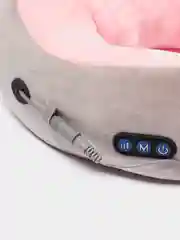 Розовый массажная подушка для шеи U-Shaped Massage Pillow, туристическая