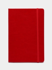 Блокнот в клетку с резинкой "Metropolis Special", А5, 80 л., BRAUBERG