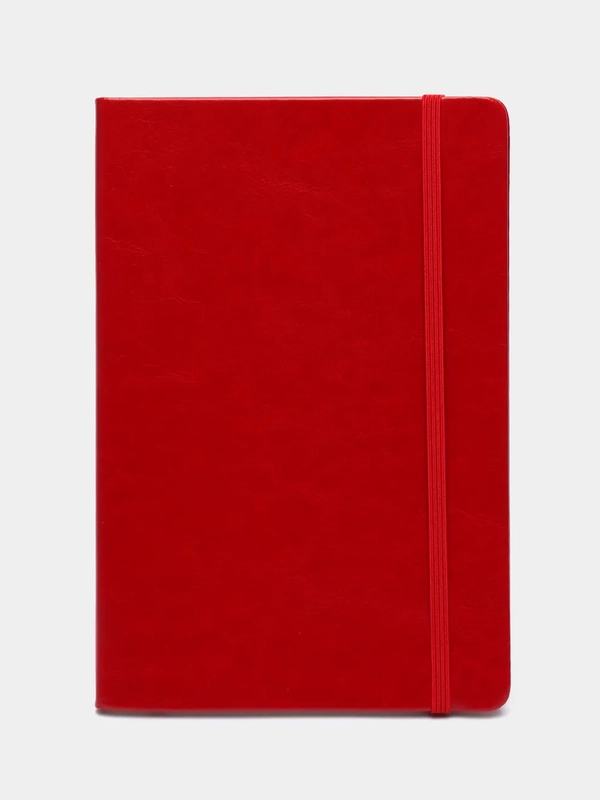Блокнот в клетку с резинкой "Metropolis Special", А5, 80 л., BRAUBERG