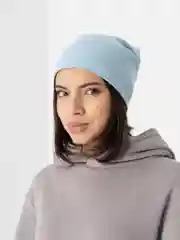 Голубой шапка женская