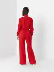 Красный костюм спортивный женский