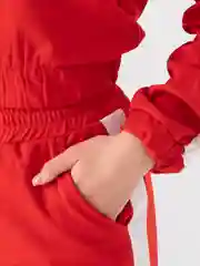 Красный костюм спортивный женский