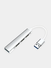 Хаб-концентратор USB 3.0 hub на 4 порта, переходник USB-хаб Type-C