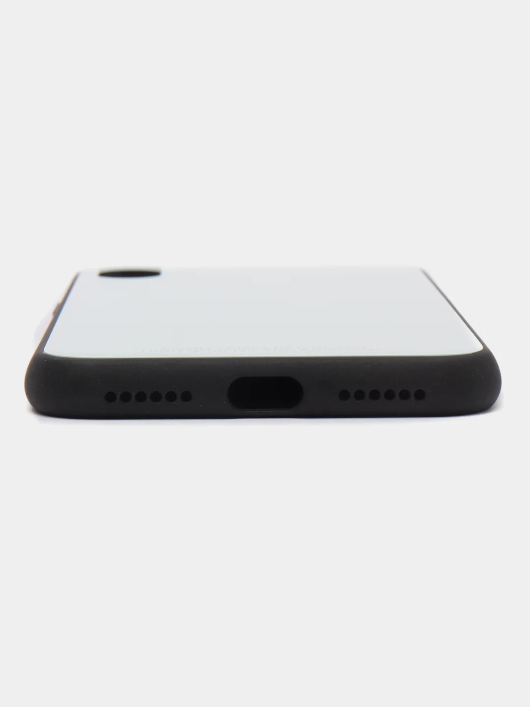 Белый чехол iPhone 6 / 6s / 7 / 8 / X / Xs / 7 Plus / 8 Plus / 5 / 5s / Se стеклянная панель