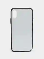 Белый чехол iPhone 6 / 6s / 7 / 8 / X / Xs / 7 Plus / 8 Plus / 5 / 5s / Se стеклянная панель