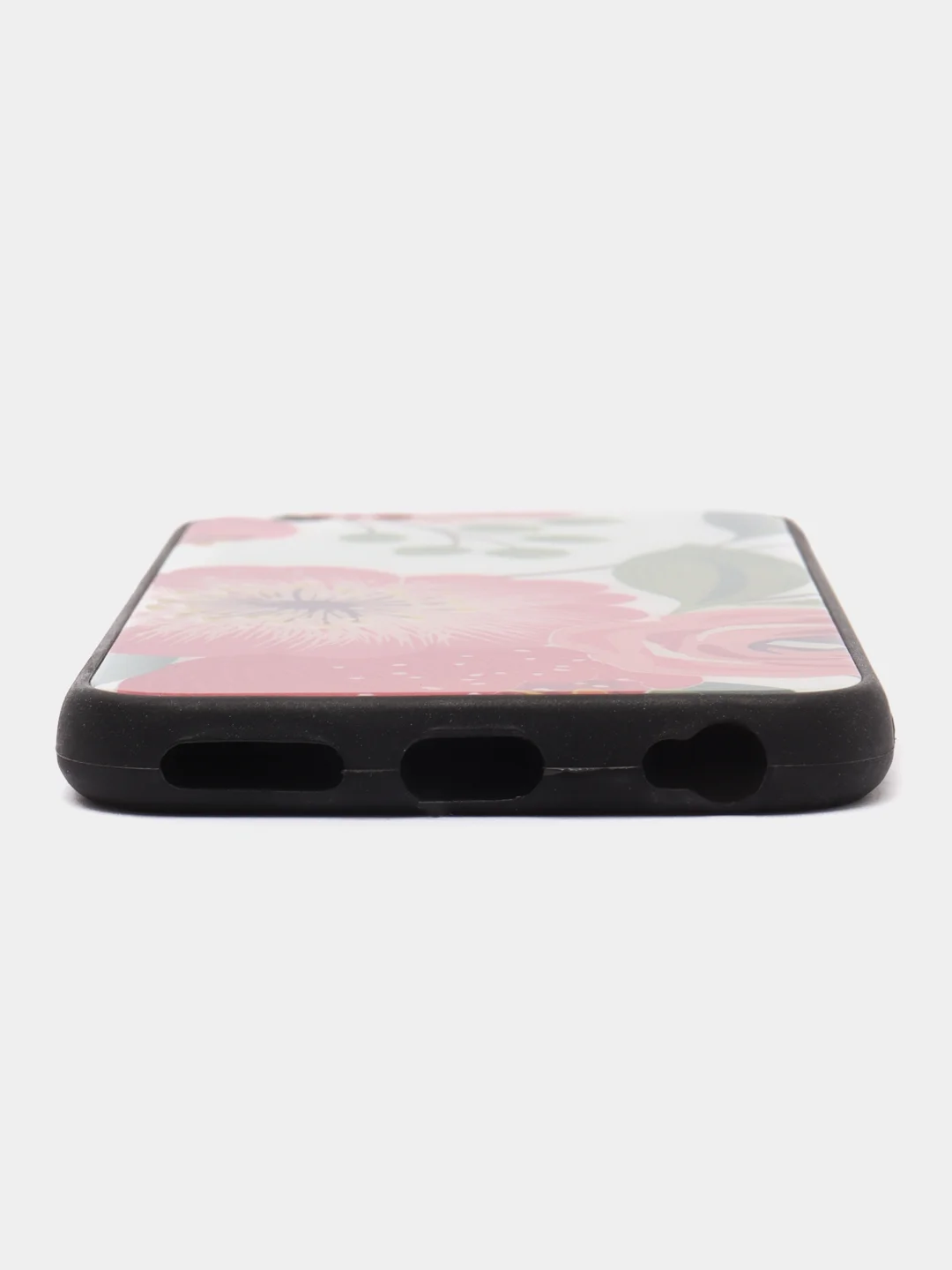 Вишнёвый чехол с рисунком для iPhone 5 / 5s / Se / 6 / 6s / 7 / 8 / Se 2020 стеклянная панель