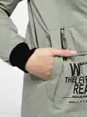 Приглушённый хаки куртка женская