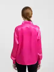 Фуксия женская рубашка, яркая
