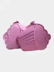 Розовый прихватка силиконовая, в форме капкейка, 1 шт